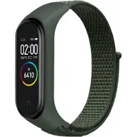Cover-Discount Xiaomi Mi Band - Nylon Armband Klettverschluss grün