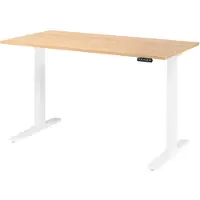 Hjh OFFICE PRO XMKA 16 W | 160x80 | elektrisch h?henverstellbar - 160 x 80 Eiche elektrisch h?henverstellbar