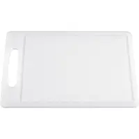 My Basics Schneidbrett mit Saftrille 35x25 cm grau