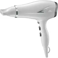 Lentz Profi Haartrockner soft Touch DC Motor 3 Temperaturen 2 Geschwindigkeiten 2100W, weiß
