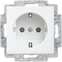 Busch-Jaeger Schuko Steckdosen-Einsatz mit Schraubanschluss Busch-balance SI 2CKA002013A5483 23 EUCB-914