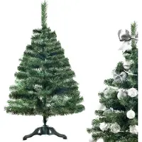 Creative Home Künstlicher Weihnachtsbaum | 120 cm | Tannenbaum Weihnachtsdeko | Tiefgrüne dichte Zweige Stabiler Ständer | Innen & Außen