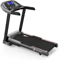 JASPORT L6 Laufband für Zuhause, klappbar, 1–20 km/h, 15 % elektrische Steigung, 4,0-PS-DC-Motor, 60 Programme, Bluetooth, LCD, bis 120 kg