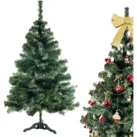 Creative Home Künstlicher Weihnachtsbaum | 150 cm | Tannenbaum Weihnachtsdeko | Tiefgrüne dichte Zweige Stabiler Ständer | Innen & Außen
