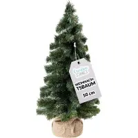 Creative Home Künstlicher Weihnachtsbaum | Größe 50 cm | Weihnachtsbaum Lleiner Kegel | für Tisch, Schreibtisch, Fensterbrett, Büro | für Innen, für Außen | Geschenk zur Dekoration