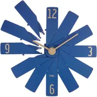 TFA-Dostmann CLOCK IN THE BOX TFA 60.3020 analoge Design Wanduhr zum Zusammenstecken leises Uhrwerk
