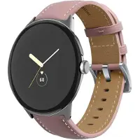 Cover-Discount Google Pixel Watch - Lederarmband rosa