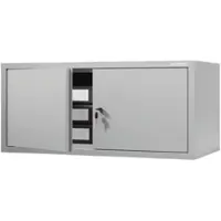 Jan Nowak Schrankerweiterung Aktenschrank mit 2 Flügeltüren 38 x 80 x 40 cm Grau