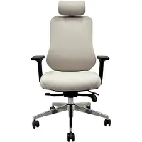 Jan Nowak Ergonomischer Chefsessel Bürostuhl in Hellbeige AXIS