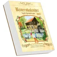 Sonstige Verlage Bauernkalender 2027 Tagesabreißkalender mit Namenstagen, Küchen-Fakten und Aufstellfunktion, 12,5 x 16 cm
