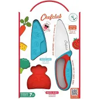 Chefclub Messer für Kinder Blau/Rot