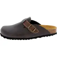 Lico Herren Bioline Clog Style Pantoletten, Braun, 40 EU