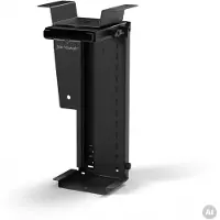 Jan Nowak Verstellbare PC-Halterung für unter den Schreibtisch, aus Metall, schwarz: PC HOLDER