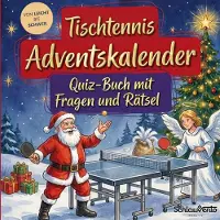 Sonstige Verlage Tischtennis-Adventskalender: Quiz-Buch mit Fragen und Rätsel