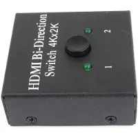 PremiumCord HDMI Switch 4K, FULL HD 1080p bidirektional 2-1 oder 1-2 (khswit21c)