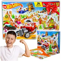 Hot Wheels Adventskalender 34 Spielzeugautos Weihnachtsgeschenk