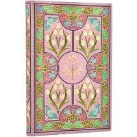 Paperblanks 2027 Mimosa Mini Tagesplaner mit flexiblem Einband (mit elastischem Bandverschluss), Format: Quer