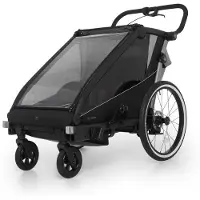 Muuvo Trail Fahrradanhänger Kinderwagen Anhänger Jogger 3in1 Grey