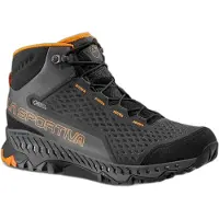 La Sportiva Stream GTX, Mountain Hiking, Man, Shoes, Mid Cut, G00O05 Carbon/Maple, 47 -