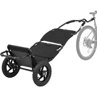 StarTech.com Fahrradanhänger - 3-in-1 Lastenanhänger und Transportwagen - Faltbar - 27 kg Traglast - Kohlenstoffstahl - 600D Oxford-Gewebe - Für 56–71 cm Räder