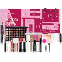 Merkloos Inovra - Adventskalender für Make-up 2025, Weihnachts-Adventskalender mit 24 Tagen, Make-up-Geschenkset, Weihnachtsgeschenkbox für Frauen, Komplettset (C)