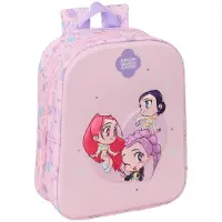 Safta K-pop Demon Hunters 3d Mini 6l Rucksack Rosa Kinder Rosa One Size