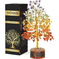Famanu Kristallenbaum für Positive Energie - Chakra Dekoration und Feng Shui