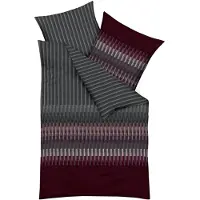 Kaeppel Bettwäsche Smart burgund 135x200 cm + 80x80 cm