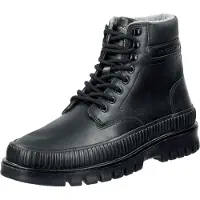 Gant Schnürboots "NEBRADA", Herren, Gr. 44, Polyester, schwarz, Rindsleder, unifarben, Schuhe Schnürboots, Workerboots, Schnürstiefelette mit softem Schaftrand