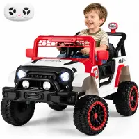 KOMFOTTEU Kinder Elektroauto, 12V Elektro Kinderauto mit 2,4 G Fernbedienung