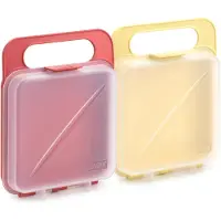 TATAY Sandwichbox Fresh wiederverwendbares Design mit Clipverschluss