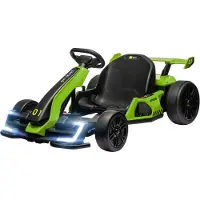 HOMCOM 24 V Elektro Go-Kart für Kinder Bis 12 Km/h Gokart mit Drift-Funktion