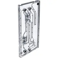 Phanteks Glacier EZ-Fit DIS-NV5 Distroplate, integrierte EZ-Fittinge - schwarz
