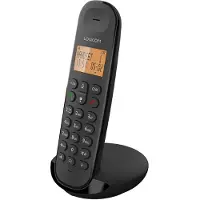 Logicom , Schnurlostelefon Iloa 150 Freisprechen mit Ladestation, Schwarz
