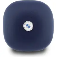 BMW Headphones Bluetooth TWS Leather Metal Logo ENC blue