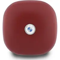 BMW Headphones Bluetooth TWS Leather Metal Logo ENC red