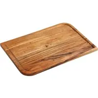 Kesper Schneidebrett "Brett aus Akazieholz, FSC", braun (natur), B:40cm H:1,6cm L:27cm, Akazienholz, Schneidebretter, Schneidebrett, mit Saftrille