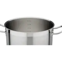GSW Fleischtopf "Le Chef", silber (silberfarben), H:12,5cm Ø:16cm, Töpfe, Fleischtopf, Topf aus hochwertigem Edelstahl 18/10 in Gastro-Qualität