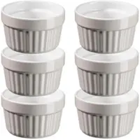 MÄSER Auflaufform rund 9,5 cm, 2-er Set, BEIGE, postsicher, Serie OMEA