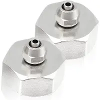 Sonstiges Wasseranschluss Adapter 2 Stück 3/4 Zoll auf 1/4 Zoll Messing mit Dichtung für Kühlschrank Wasserfilter