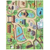 TT Home Kinderzimmerteppich Teppich Junge Mädchen Kinderteppich Baby Rutschfest Strasse