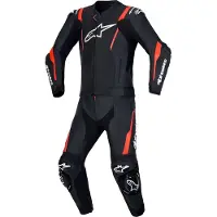 Alpinestars Missile V3 Lederkombi - 2-Teilig Black Red Fluo, Größe: 50