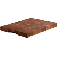 Kesper Tranchierbrett "Schneidebrett, Akazie, Stirnholz FSC", braun (natur), B:44cm H:4,5cm L:32cm, Akazienholz, Schneidebretter, Tranchierbrett, mit Griffmulden
