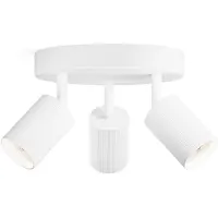 Philips Wyatt Aufbauspot 3er rund ohne Leuchtmittel GU10, weiss