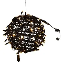 Annas collection LED-Kugel, koppelbar, 100 l, 28 cm, klassisch warm