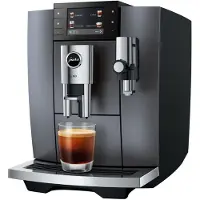 Jura E10 Onyx Grey (EA) Kaffeevollautomat | 36 Spezialitäten | Hot, Cold & Light Brew | Sweet Foam | P.A.G.2+