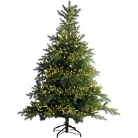 Lumineo LED-Cluster 28 Meter 3000 LED schwarz/soft gold (tweekleurig)