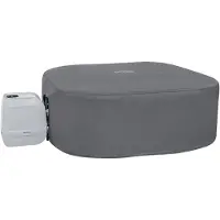Bestway Spa-Abdeckung PVC und POM Grau