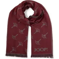 JOOP! Herren Schal - Feris, Webschal, Cornflower, Logo, Bicolor, ca. 180 x 60 cm Rot
