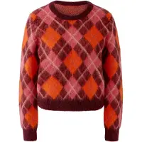 OUI Strickpullover von in Dk Red | Gr.: 36